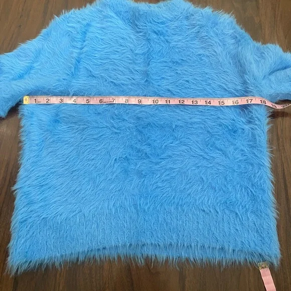 Future Collective fuzzy Y2K blue sweater - Picture 5 of 7
